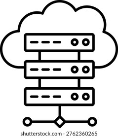 Cloud server Icon For Your Project