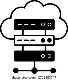 Cloud server Icon For Your Project