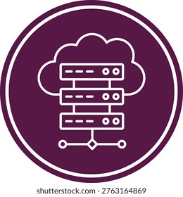 Cloud server Icon For Your Project