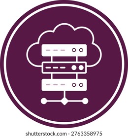 Cloud server Icon For Your Project