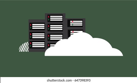 A cloud server is a logical server that is built, hosted and delivered through a cloud computing platform over the Internet. 
