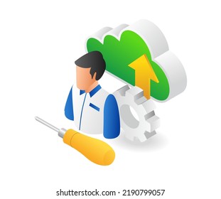 IT cloud server security maintenance technician
