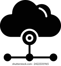 Cloud Server vector design icon download . Eps