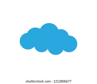 Cloud servers data logo and symbols icons