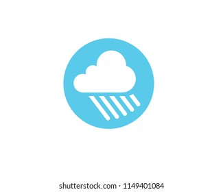 Cloud servers logo and symbols icons