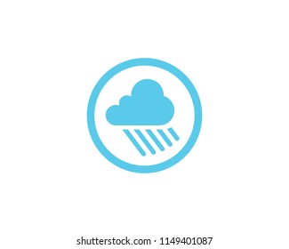 Cloud servers logo and symbols icons