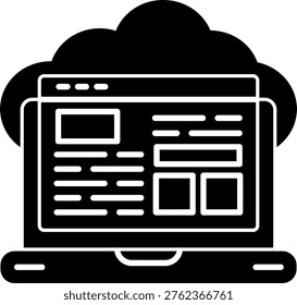 Cloud service Icon For Your Project