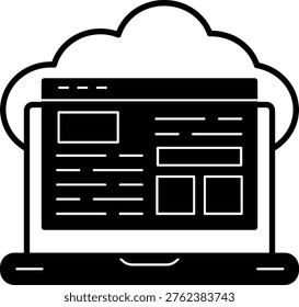 Cloud service Icon For Your Project