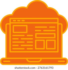 Cloud service Icon For Your Project
