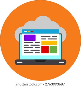 Cloud service Icon For Your Project