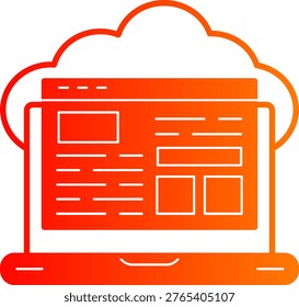 Cloud service Icon For Your Project
