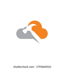cloud service logo , cloud repair logo