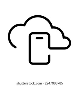 Cloud service and network line icon. Database and online storage.
Cloud Computing, Cloud storage icon.