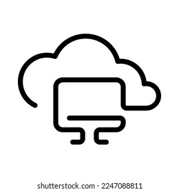 Cloud service and network line icon. Database and online storage.
Cloud Computing, Cloud storage icon.