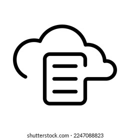 Cloud service and network line icon. Database and online storage.
Cloud Computing, Cloud storage icon.