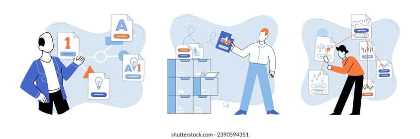 Ilustración vectorial del servicio de nube. La metáfora del servicio en la nube hace hincapié en la conveniencia y la tecnología de accesibilidad La informática en la nube revoluciona los sistemas informáticos y la infraestructura tradicionales
