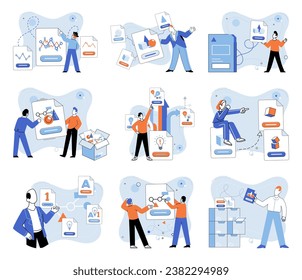 Cloud service vector illustration. Cloud services offer convenient and scalable access to technology resources Cloud computing relies on datacenters to host and manage digital systems Security
