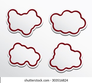cloud set vector