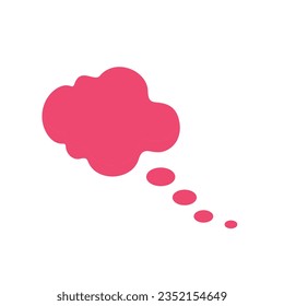 Cloud shape recolorable vector element