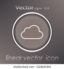 Cloud shapes collection. Cloud icons for cloud computing web and app. Simplus series