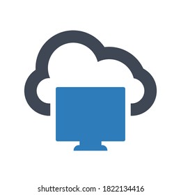 icono de uso compartido en la nube.data,exchange (ilustración vectorial)