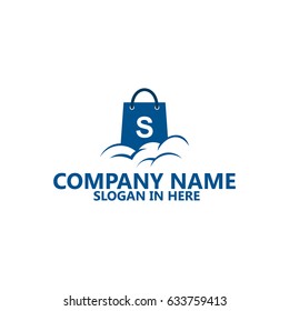 Cloud Shop Logo Template Design