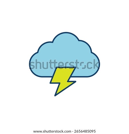 Cloud shot in fill icon