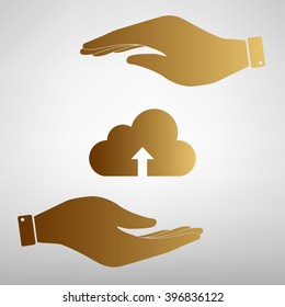 Cloud sign Golden Effect.