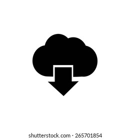 cloud sign icon