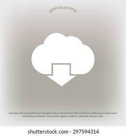 Cloud Sign Icon Stock Vector (Royalty Free) 297594314 | Shutterstock