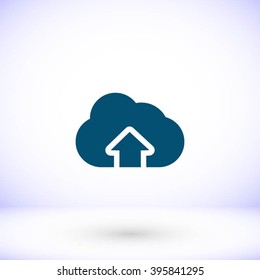 cloud sign icon