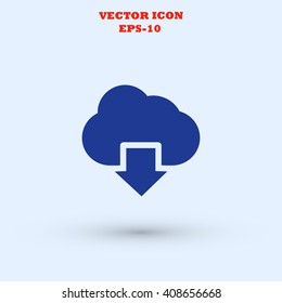 cloud sign icon
