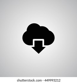 cloud sign icon