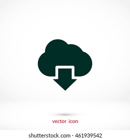 cloud sign icon