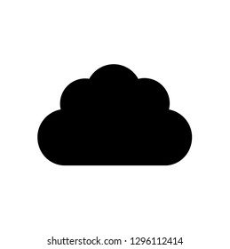 Cloud. sign icon in flat style.logo symbol.Vector illustration isolated on white background.