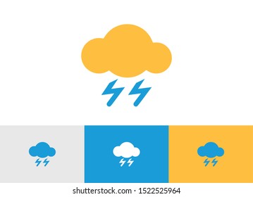 Cloud sign icon - Vector