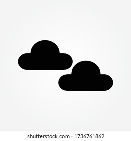 cloud sign icon vector illustration