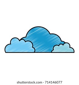 cloud silhouette isolated icon