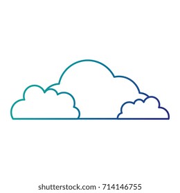 cloud silhouette isolated icon