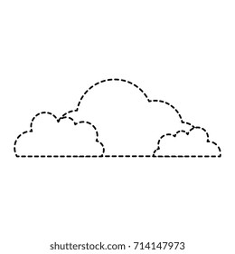 cloud silhouette isolated icon
