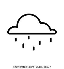cloud. simple icon design, best used for banner, flayer, or web application. Editable stroke with EPS 10 file format