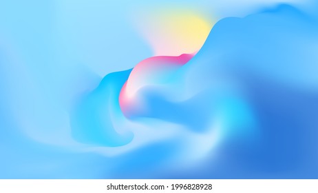 Fondo abstracto de color azul de la atmósfera de nube y cielo