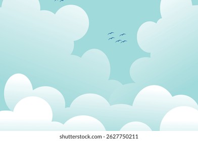 Cloud, Sky Background Use For Animation Background  