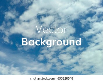  cloud  sky background  Vector realistic gradient  mesh 