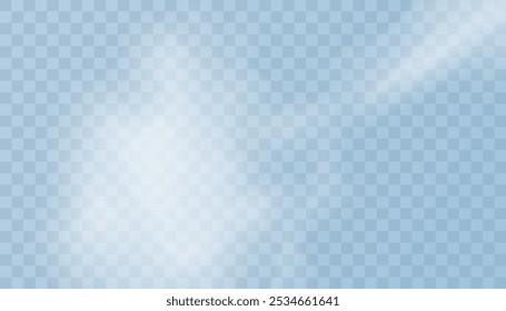 Nuvem. Céu em nuvens. Conjunto de trilhas de condensação vetorial. Fumaça.