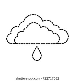 cloud sky with drop