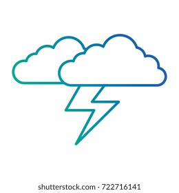 cloud sky with electric storm ray