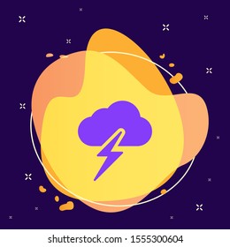 Cloud, sky icon - Vector outline symbol design from