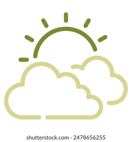 Cloud Sky Icon for web, app, infographic etc