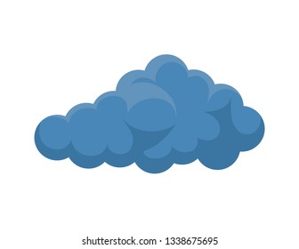 cloud sky isolated icon